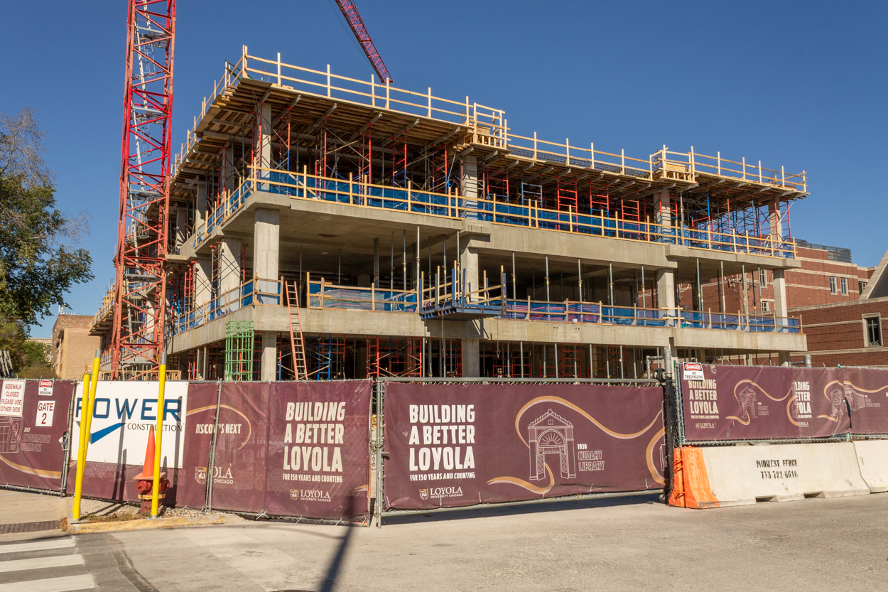 Loyola University October 2026 construction update