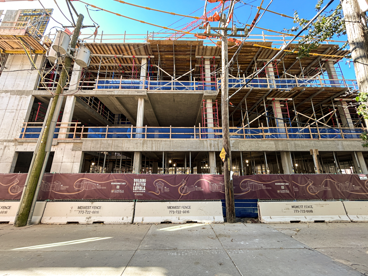 Loyola University October 2026 construction update