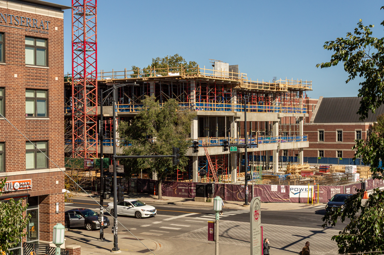 Loyola University October 2026 construction update
