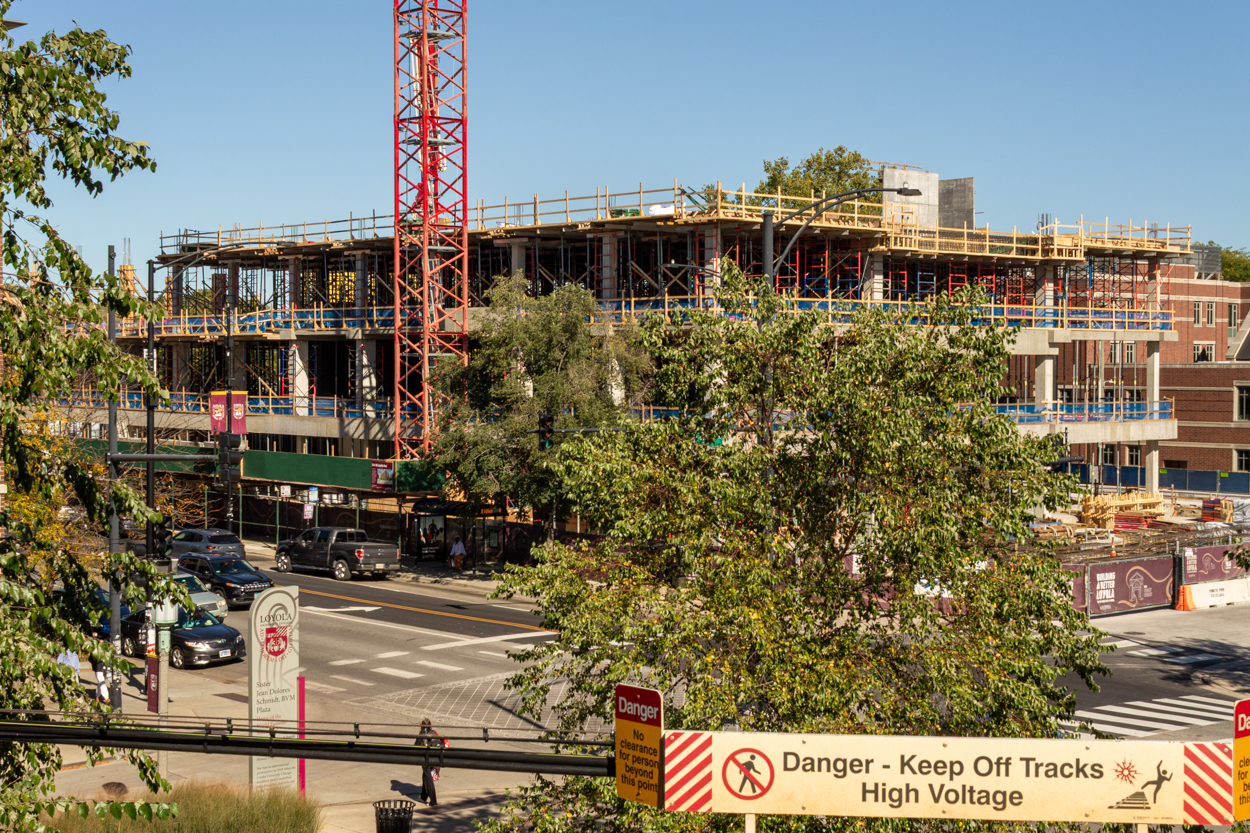 Loyola University October 2026 construction update