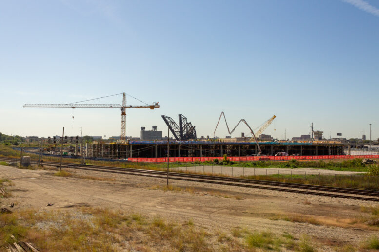 McDonald's Park west tower crane removed