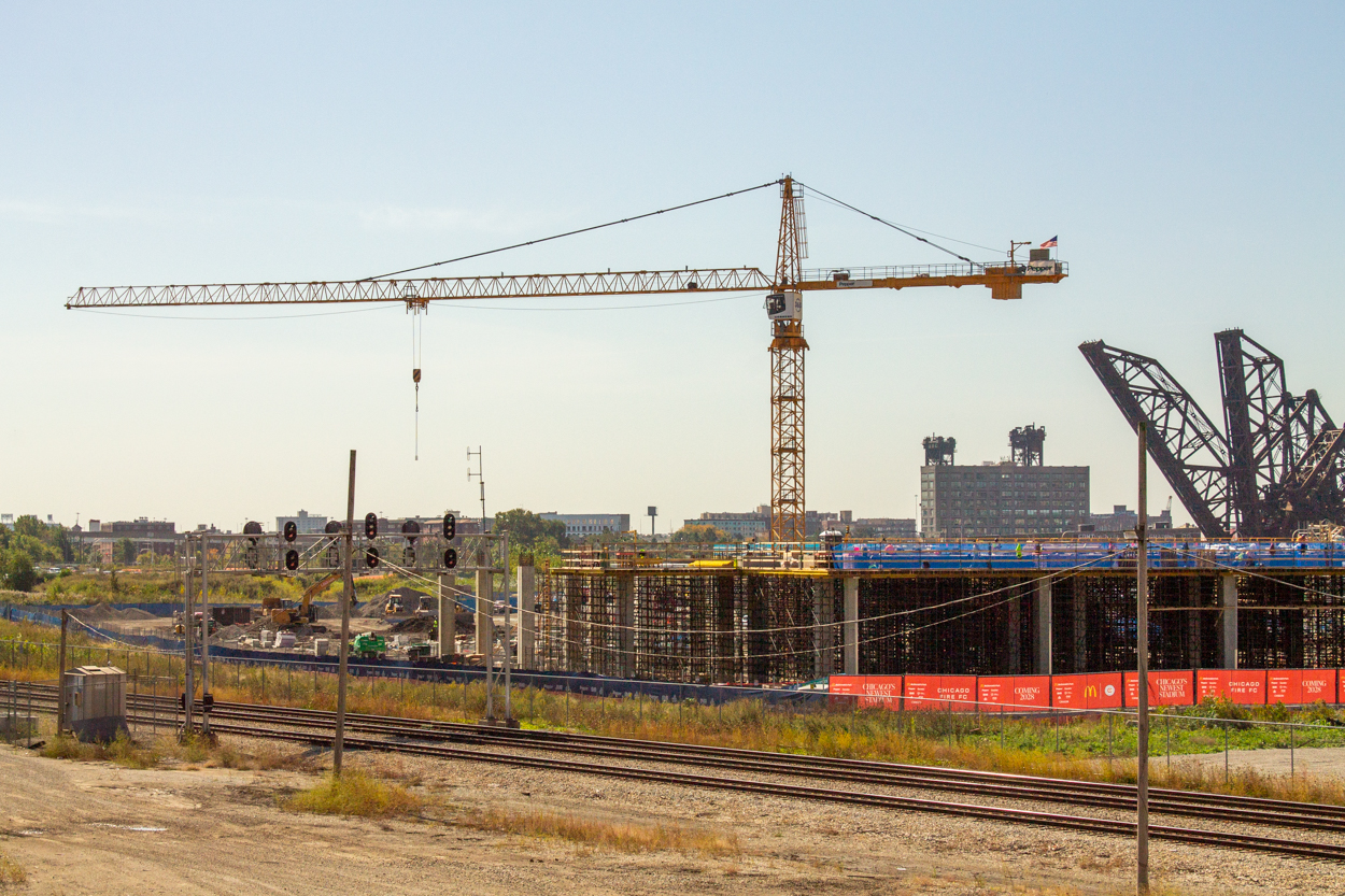 McDonald's Park west tower crane removed