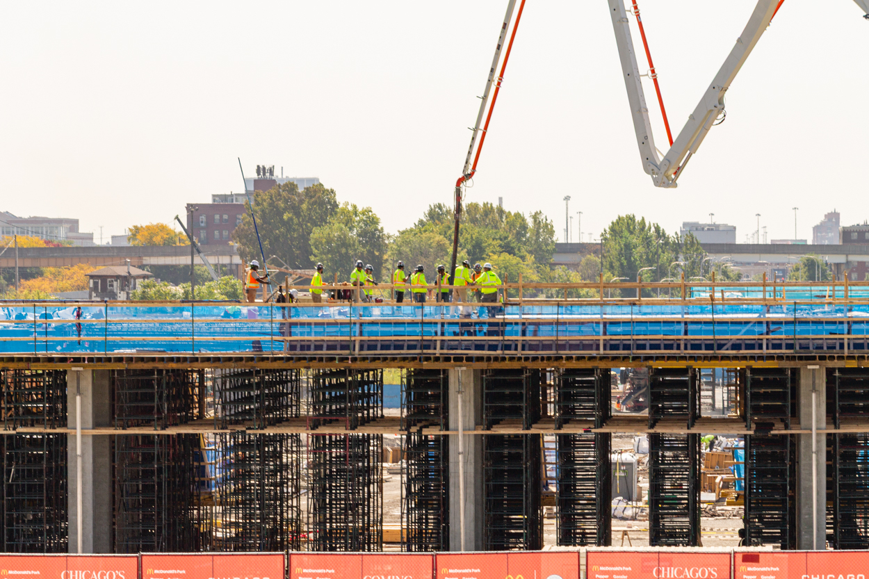 McDonald's Park west tower crane removed