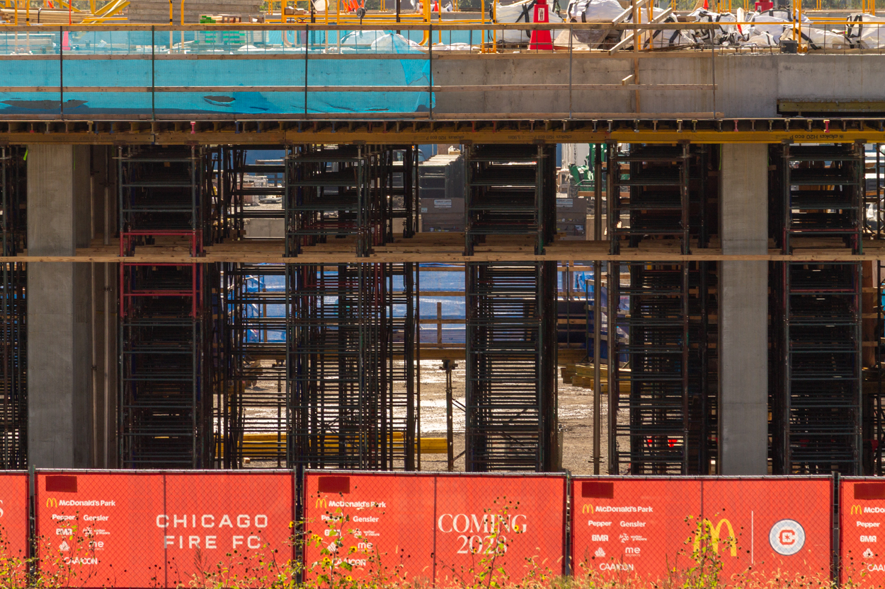 McDonald's Park west tower crane removed