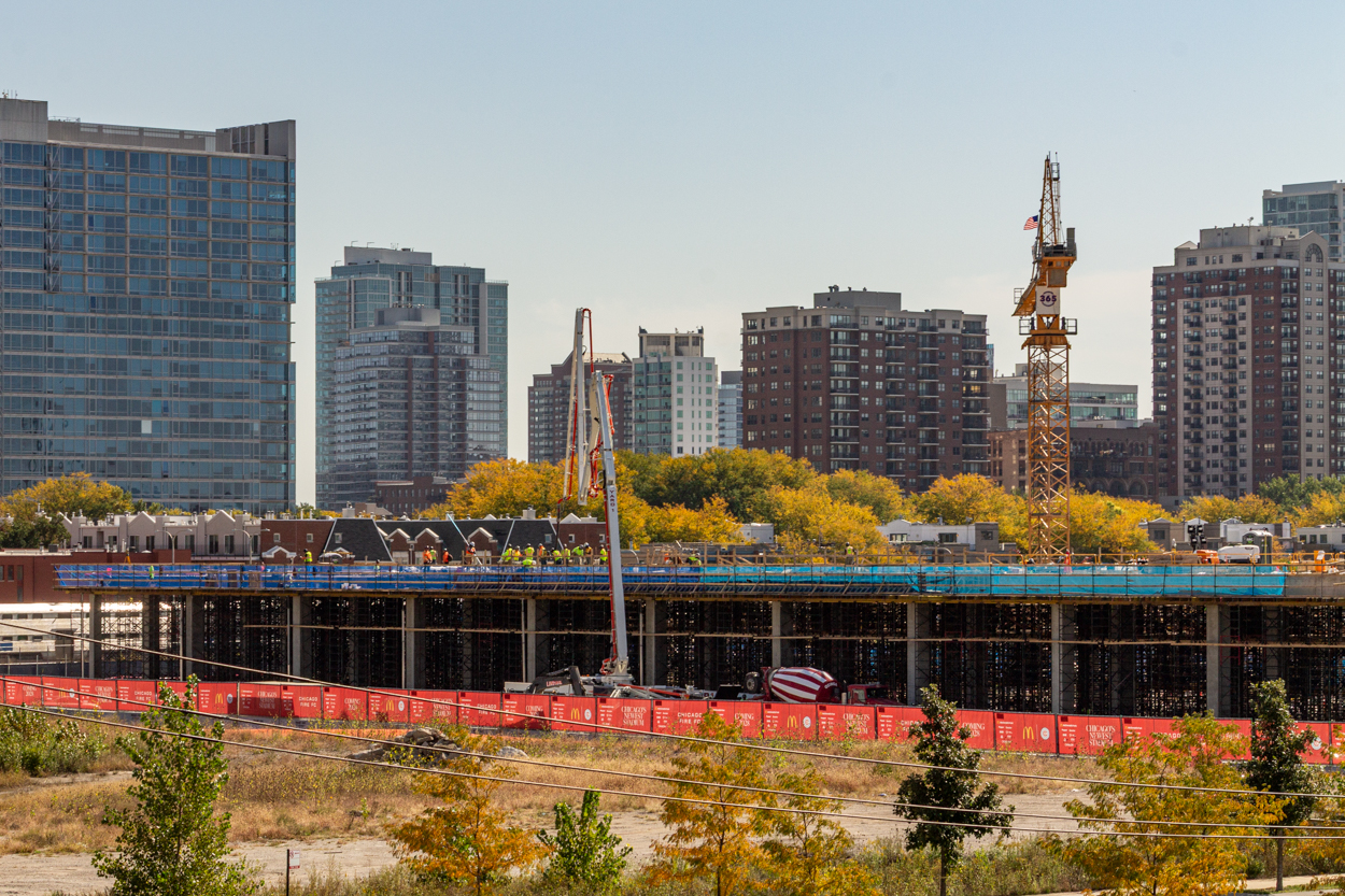 McDonald's Park west tower crane removed