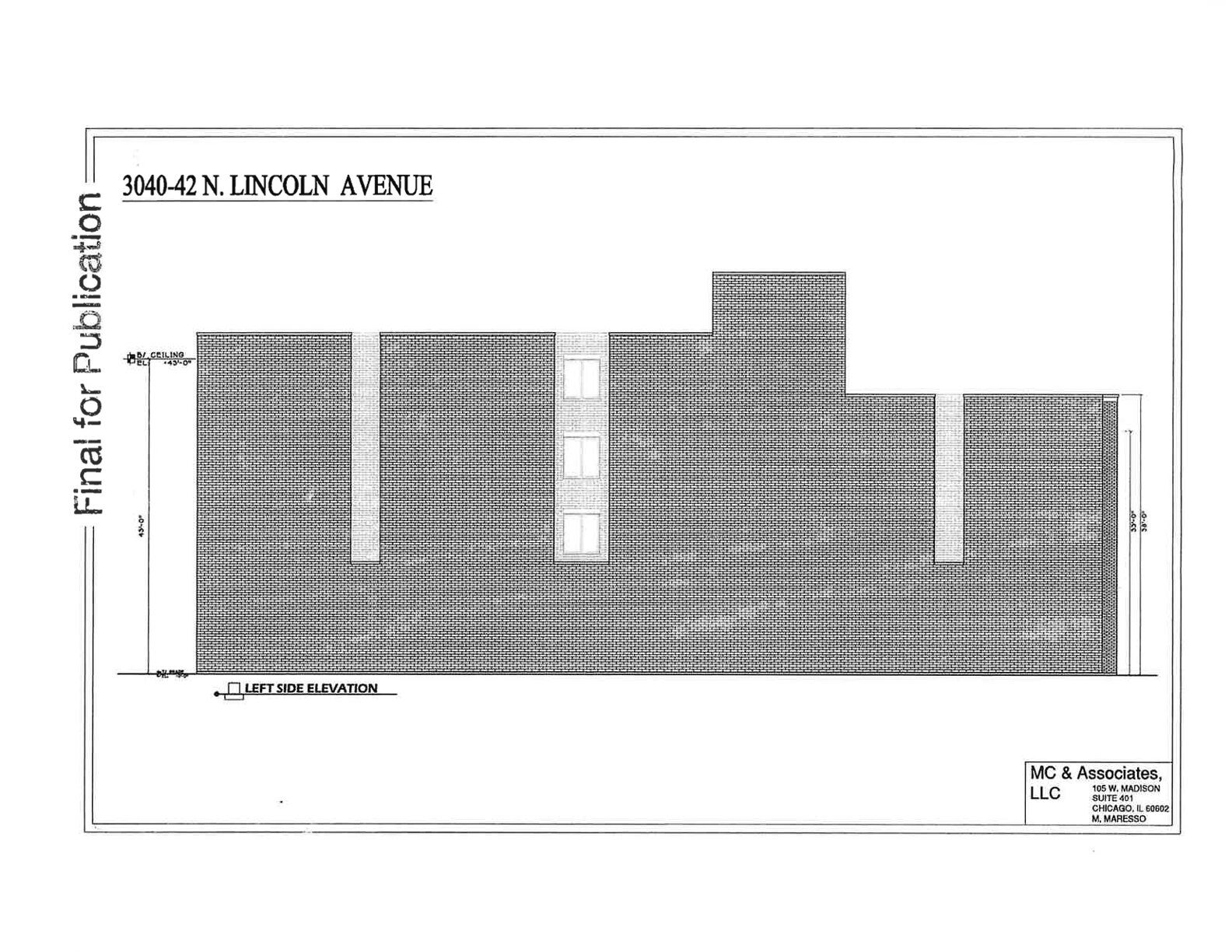 3040 North Lincoln Avenue construction permitted