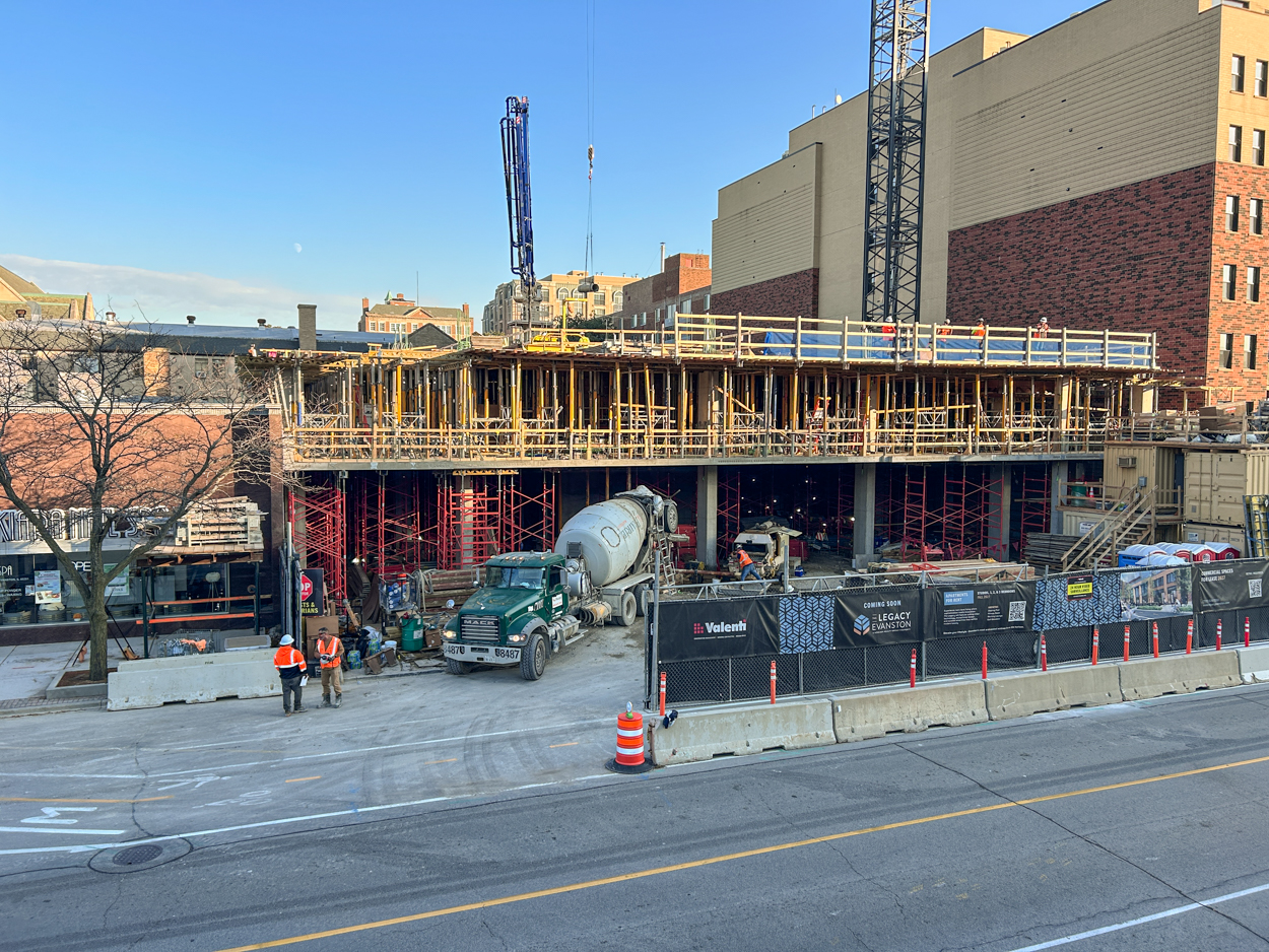 The Legacy Evanston October 2026 construction updater