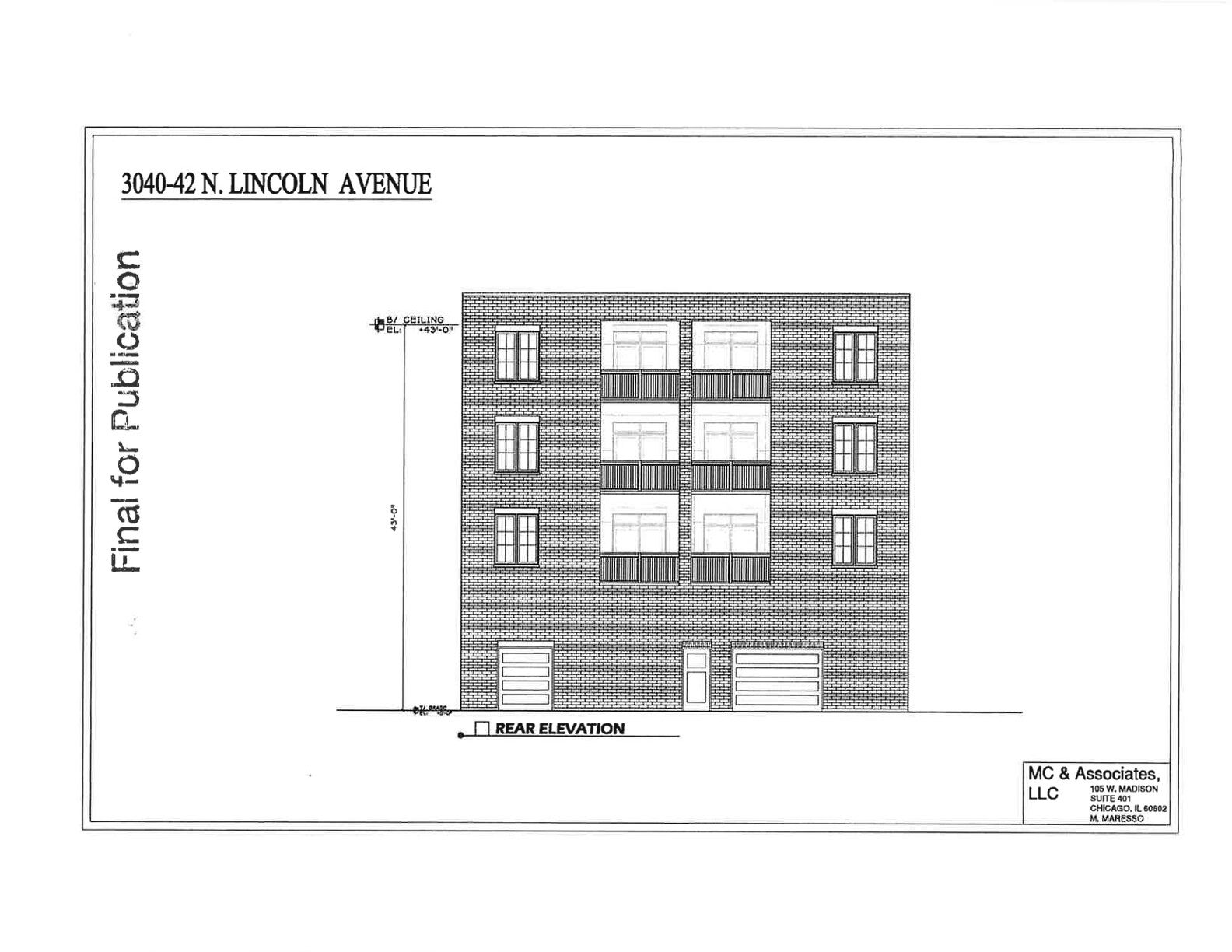 3040 North Lincoln Avenue construction permitted